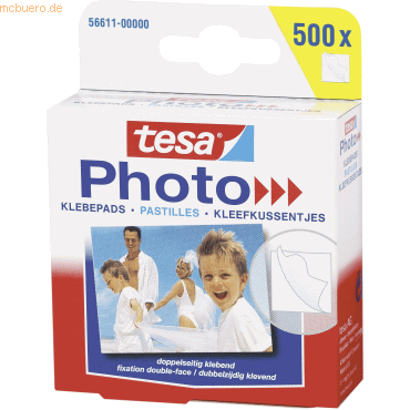 12 x Tesa Foto-Klebepads 500 Stück Big Pack