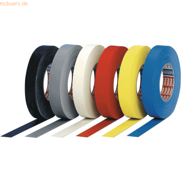 8 x Tesa Gewebeband reifest belastbar 50mx19mm blau