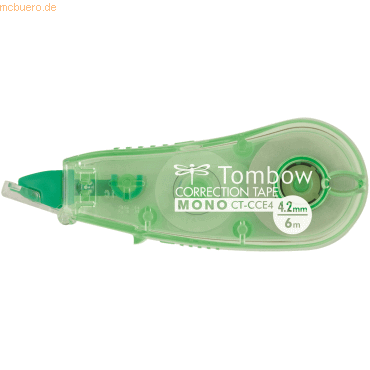 20 x Tombow Korrekturroller Mono CCE 4,2mmx6m transparent grün