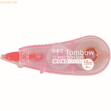 Tombow Korrekturroller Mono CCE 4,2mmx6m transparent pink