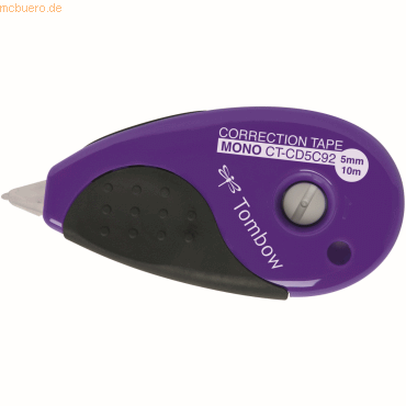 Tombow Korrekturroller Mono Grip 5mmx10m Komfortgriff lila