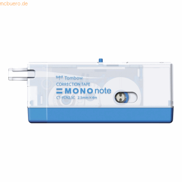 Tombow Korrekturroller Mono Note 2,5x4m blau
