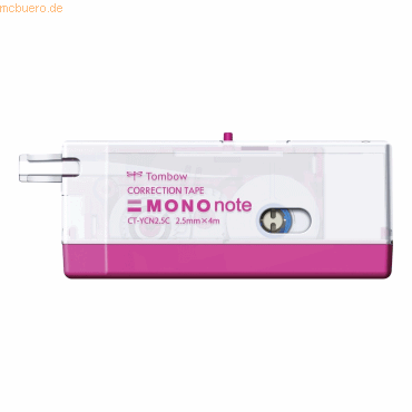 Tombow Korrekturroller Mono Note 2,5x4m pink