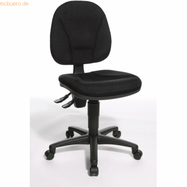 Topstar Brodrehstuhl Point 10 schwarz ohne Armlehnen