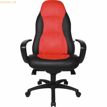 Topstar Chefsessel Speed Chair schwarz/rot