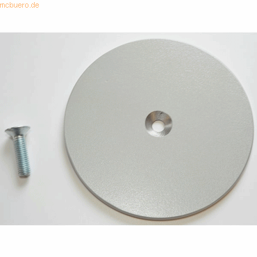 Ultradex Tellerfu 120x6mm Gewicht 1,5 kg silber