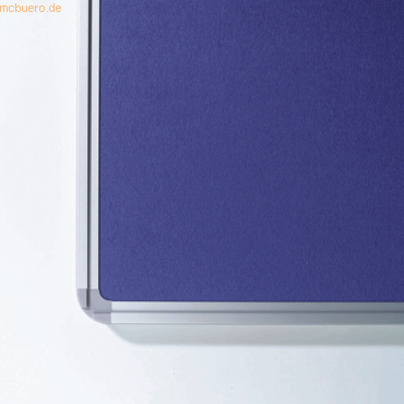 Ultradex Stellwandtafel Pinntafel/Whiteboard B1600xH600xT22mm blau/wei