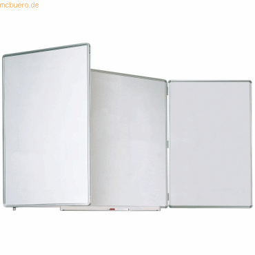 Ultradex Whiteboard Klapptafel 3-teilig 1200x900mm weiß Email
