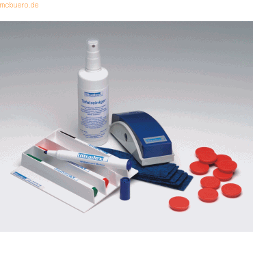 Ultradex Zubehrset fr Schreibtafeln: Marker Stiftehalter Wischer Spr