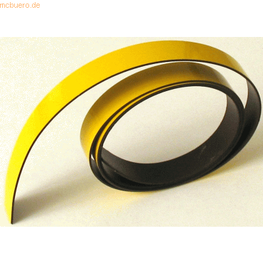 Ultradex Magnetisches Band 1000x14x1mm zitrone