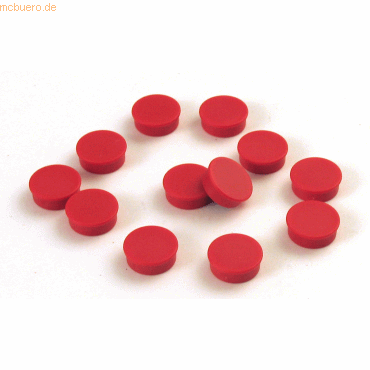 Ultradex Magnete rund 30mm VE=10 Stck rot