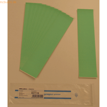 Ultradex Einsteckkarten fr 9,5mm Einsteckschiene 70x7,5mm VE=420 Stc