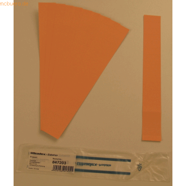 Ultradex Einsteckkarten fr 20mm Einsteckschiene 40x17mm VE=170 Stck
