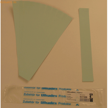 Ultradex Einsteckkarten fr 20mm Einsteckschiene 40x17mm VE=170 Stck