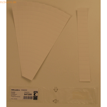 Ultradex Einsteckkarten fr 20mm Einsteckschiene 40x17mm VE=170 Stck