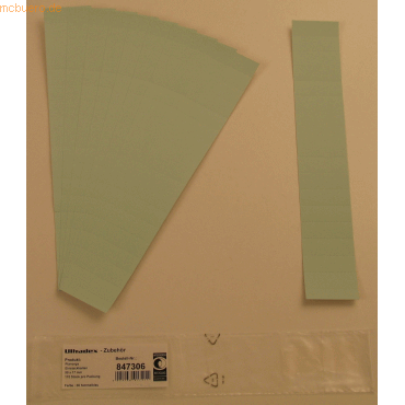 Ultradex Einsteckkarten fr 20mm Einsteckschiene 50x17mm VE=170 Stck