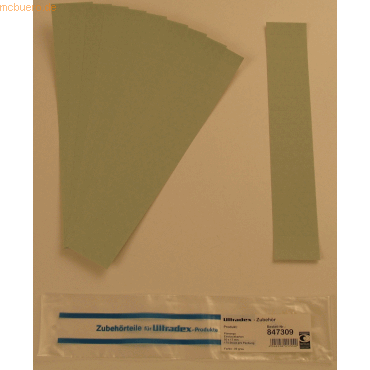 Ultradex Einsteckkarten fr 20mm Einsteckschiene 50x17mm VE=170 Stck