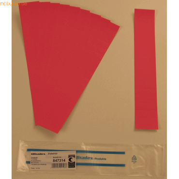 Ultradex Einsteckkarten fr 20mm Einsteckschiene 50x17mm VE=170 Stck