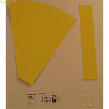 Ultradex Einsteckkarten fr 20mm Einsteckschiene 50x17mm VE=170 Stck