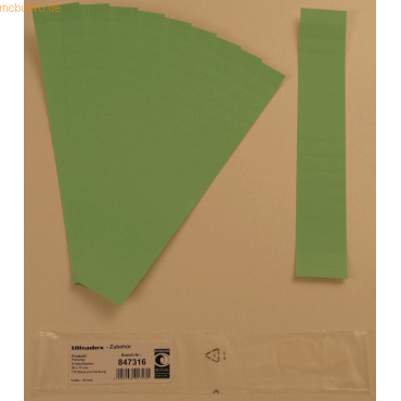 Ultradex Einsteckkarten fr 20mm Einsteckschiene 50x17mm VE=170 Stck