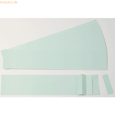 Ultradex Einsteckkarten fr 15mm Einsteckschiene 40x12mm hellblau VE=2