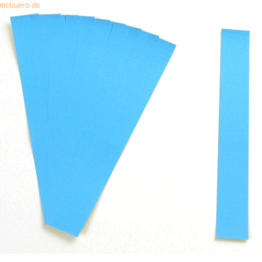Ultradex Einsteckkarten fr 15mm Einsteckschiene 40x12mm blau VE=220 S