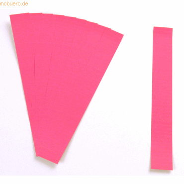 Ultradex Einsteckkarten fr 15mm Einsteckschiene 40x12mm magenta VE=22