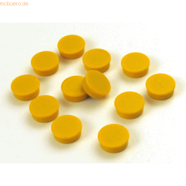 Ultradex Magnete rund 30mm VE=50 Stck gelb