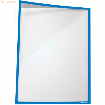 Ultradex Infotasche magnetisch fr DIN A4 312x225mm VE=5 Stck blau