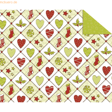 10 x Ludwig B�hr Fotokarton Weihnachten Tradition 300g/qm 49,5x68cm Mo