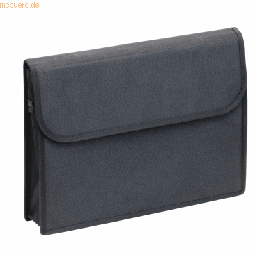 6 x Veloflex Sammelbox Velobag Office A4 quer schwarz
