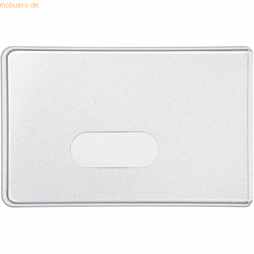 25 x Veloflex EC-Kartenhülle gefrostet transparent 1 Steckfach