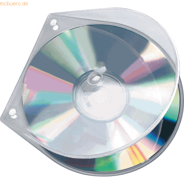 100 x Veloflex CD Hüllen VELOBOX für 1 CD