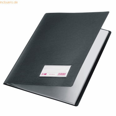 10 x Veloflex Sichtbuch A4 mit Sichtfenster 10 Hllen schwarz