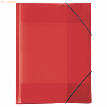 12 x Veloflex Sammelmappe Crystal A3 rot