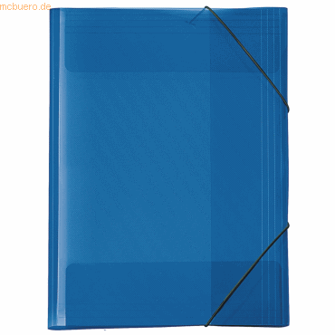 12 x Veloflex Sammelmappe Crystal A3 blau