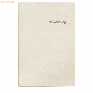10 x Veloflex Bewerbungshefter A4 Karton beige
