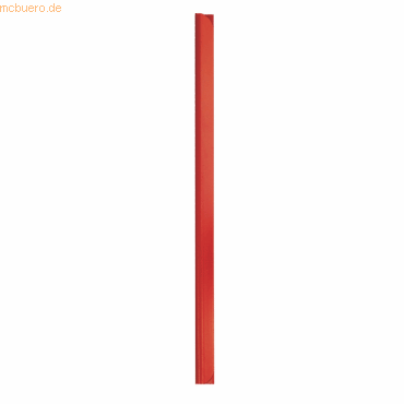 100 x Veloflex Klemmschienen A4 6mm rot