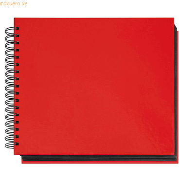 Veloflex Fotobuch / Gstebuch Velocolor 285x240mm rot