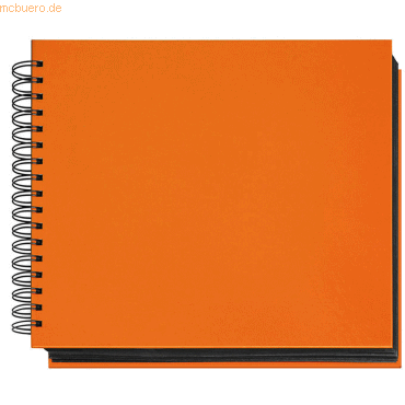 Veloflex Fotobuch / Gstebuch Velocolor 285x240mm orange
