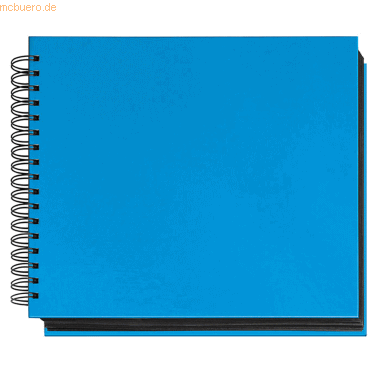 Veloflex Fotobuch / Gstebuch Velocolor 285x240mm blau