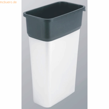 Vileda Abfallbehlter Geo 70l metallic/schwarz