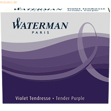 Waterman Tintenpatronen International violett VE=6 Stck