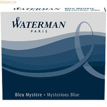 Waterman Tintenpatronen International blauschwarz VE=6 Stck