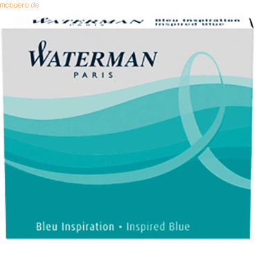 Waterman Tintenpatronen International sdseeblau VE=6 Stck