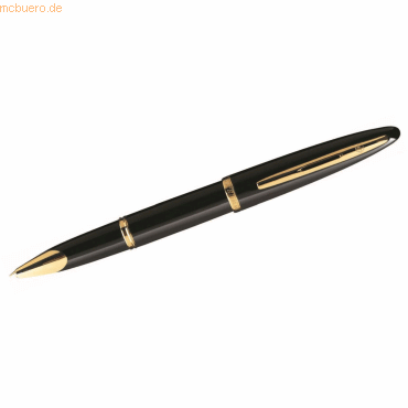 Waterman Rollerball Carene F schwarz Lack G.C.