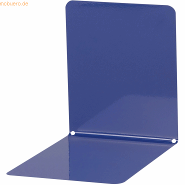 Wedo Buchsttze Metall breit 14x12x14 cm VE=2 Stck blau