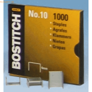 20 x Wedo Heftklammern 24/6 verzinkt VE=1000 Stck