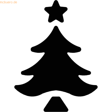 Wedo Motivlocher groß Weihnachtsbaum