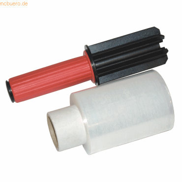 Stretchfolie-Handabroller + 6 Rollen 100mmx150m 15my Stretchfolie-Handabroller + 6 Rollen 100mmx150m 15my